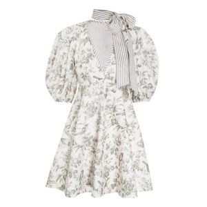 NWOT Zimmermann Linen Day Mini Dress